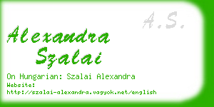 alexandra szalai business card